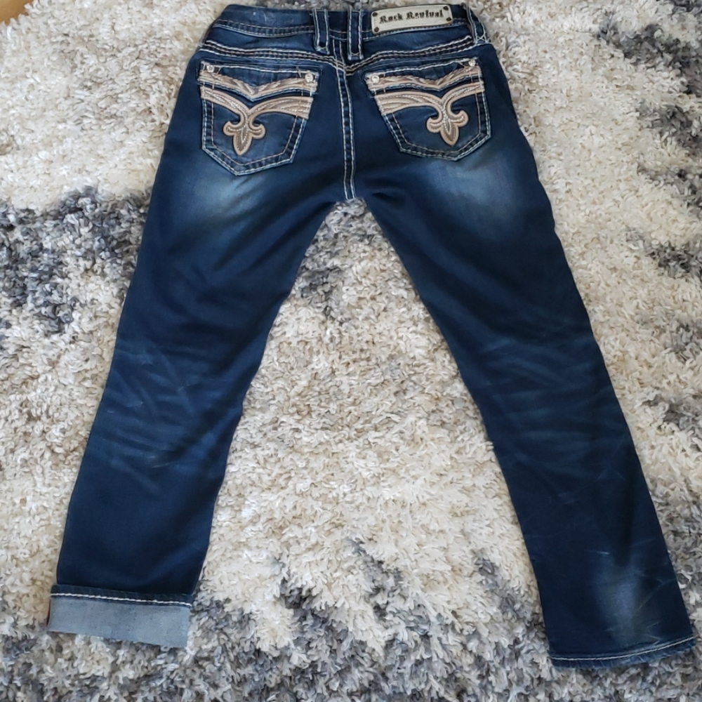 Rock Revival Sorrel Capri Jean's. Size 25. - Picture 1 of 8